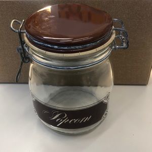 Vintage Popcorn Storage Jar